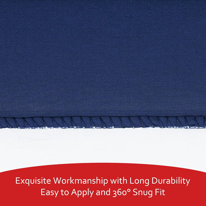 Pack N Play Mattress Pad Cover/ Protector - Ultra-Soft Microfiber, Waterproof, 2Pack, Grey and Navy