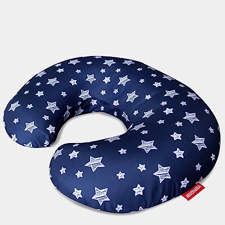 Nursing Pillow Cover, Snug Fits Boppy Nursing Pillows, Navy, Star Print