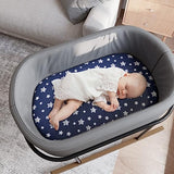 Bassinet Sheet, 32''x17'', 4 Pack, Microfiber