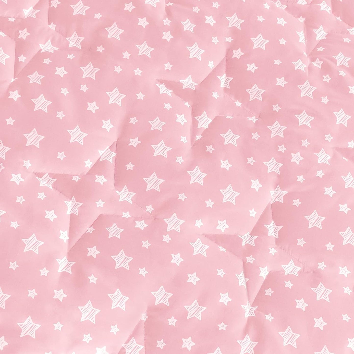 Baby Play Mat | Play Tent Mat - Round 40'' x 40'', Padded and Non-Slip Activity Mat for Kids and Toddlers, Pink Star
