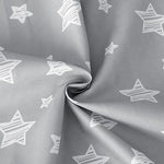 Nursing Pillow Cover, Snug Fits Boppy Nursing Pillows, Grey, Star Print