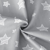 Nursing Pillow Cover, Snug Fits Boppy Nursing Pillows, Grey, Star Print