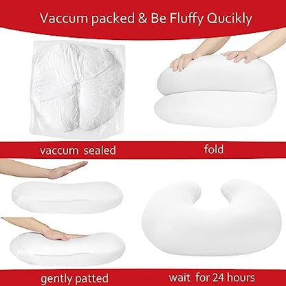 3D Air Mesh Nursing Pillow ,26''x20''x1.5'', Breathable, White
