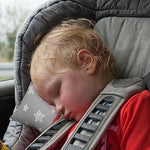 Moonsea Small Pillow, 11" x 7" x 2.5", Grey Star, 2 Pack