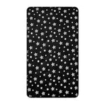 Crib Sheets - Fit For Standard Crib, Microfiber, Black Star