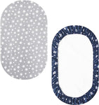 Bassinet Sheet, 32''x17'', 4 Pack, Microfiber