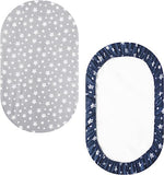 Bassinet Sheet, 32''x17'', 4 Pack, Microfiber