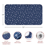 Crib sheets, Fit for Standard Size Crib, 4 Packs, Microfiber, Navy