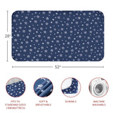 Crib sheets, Fit for Standard Size Crib, 4 Packs, Microfiber, Navy