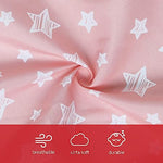 Nursing Pillow Cover, Snug Fits Boppy Nursing Pillows, Pink, Star Print