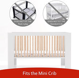 Mini Crib Mattress Topper with Soft Removable Cover, 38" x 24" , Fits for Dream On Me, Davinci & Delta Children Mini Crib
