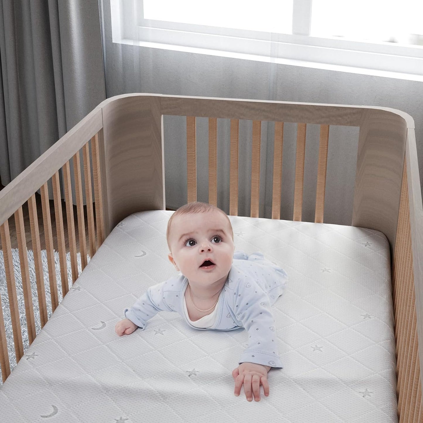 Pack N Play Mattress Pad Cover/ Protector - 3D Mesh, Waterproof, White (for Guava Lotus, Baby Bjorn, Dream on Me Travel Crib Light Playard)