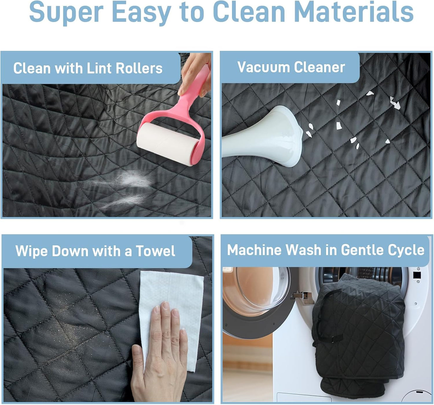 Large Dog Car Seat Cover for Back Seat, Universal Fit Bench Car Seat Cover, Waterproof Dog Hammock for Car with Adjustable Straps, Durable Seat Protector for Cars, Trucks & SUVs, Black