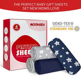 Pack and Play Sheets, Compatible with Graco Pack n Play, Microfiber, 4Pack