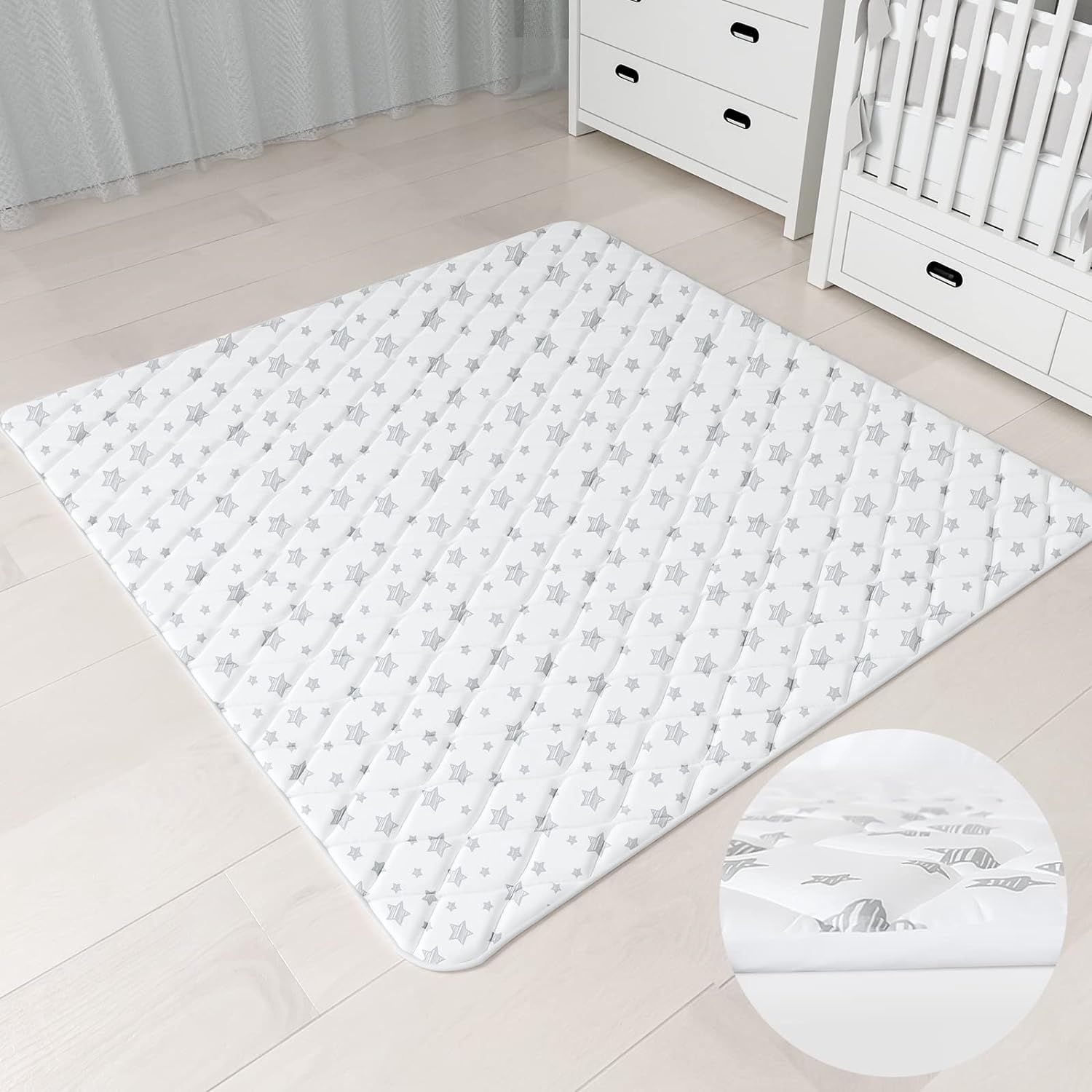 Baby Playpen Extra Large Baby Play Mat Reversible Waterproof
