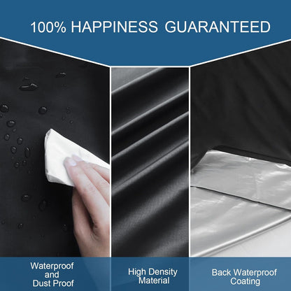 Heavy Duty Waterproof Mattress Bag for Moving & Storage with 4 Handles, Double Zippers & Adjustable Straps, Reusable Cover
