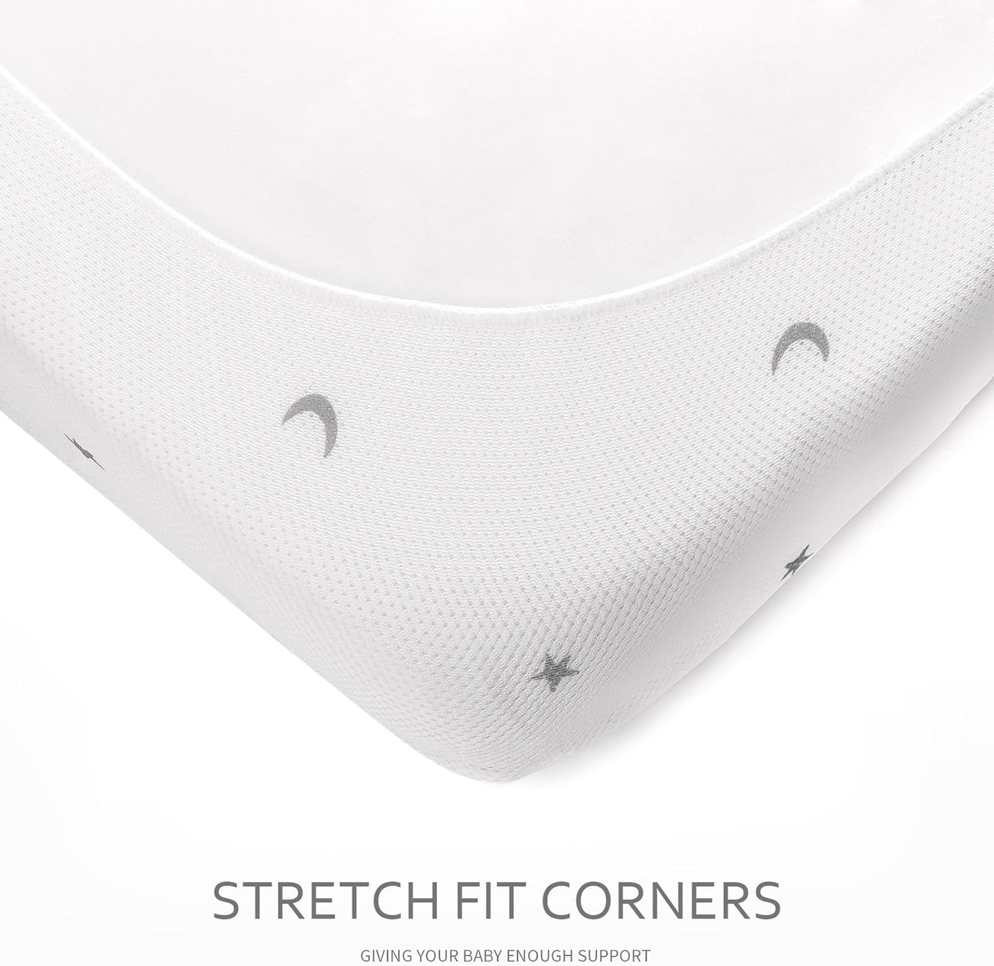 Pack N Play Mattress Pad Cover/ Protector - 3D Mesh, Waterproof, White (for Guava Lotus, Baby Bjorn, Dream on Me Travel Crib Light Playard)