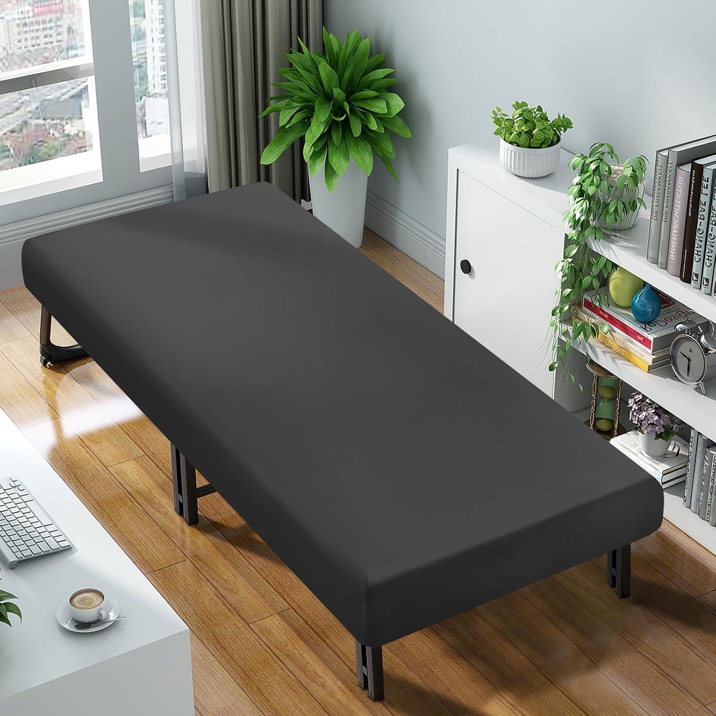 Cot Fitted Sheet 31 x 75 Inch, Soft Microfiber Narrow Twin Sheet for RV Bunk, Camping Cot & Guest Bed