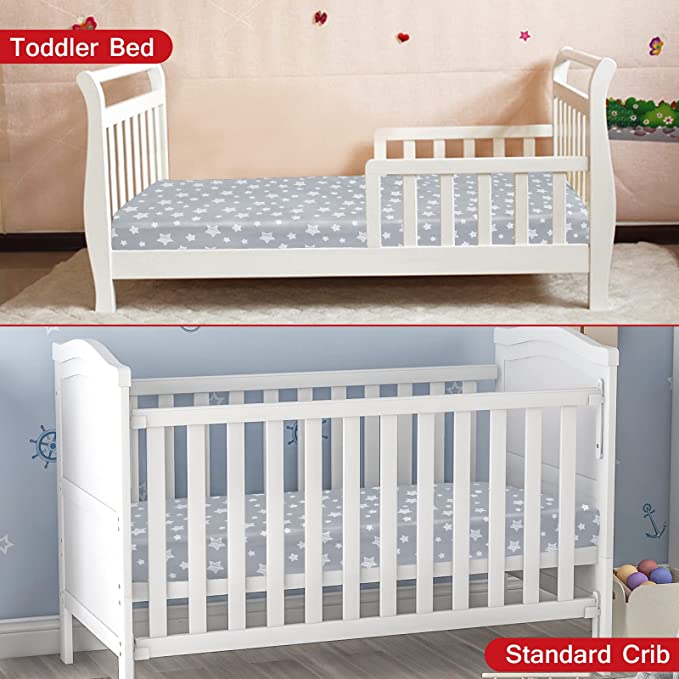 Crib sheets, Fit for Standard Size Crib, 2Packs, Microfiber, Navy