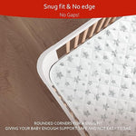 Mini Crib Mattress Topper with Soft Removable Cover, 38" x 24" , Fits for Dream On Me, Davinci & Delta Children Mini Crib