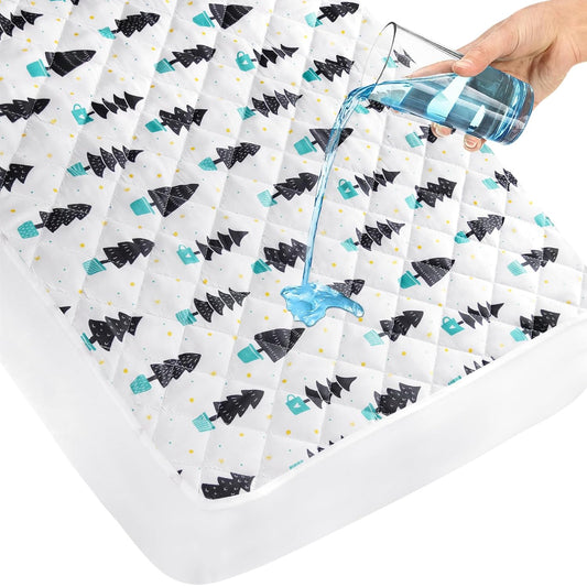 Crib Sheets - Fit For Standard Crib, Microfiber,  Forest,52X28