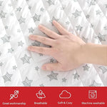 Mini Crib Mattress Topper with Soft Removable Cover, 38" x 24" , Fits for Dream On Me, Davinci & Delta Children Mini Crib