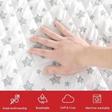 Mini Crib Mattress Topper with Soft Removable Cover, 38" x 24" , Fits for Dream On Me, Davinci & Delta Children Mini Crib