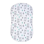 Bassinet Sheet, 33''x 17'', Microfiber, Bunny