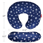 Nursing Pillow Cover, Snug Fits Boppy Nursing Pillows, Navy, Star Print