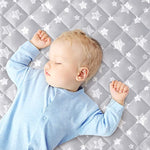 Pack N Play Mattress Pad, Fit for Graco Pack n Play, Portable Mini Crib, waterproof, Microfiber 39''x27'', 2 Pack