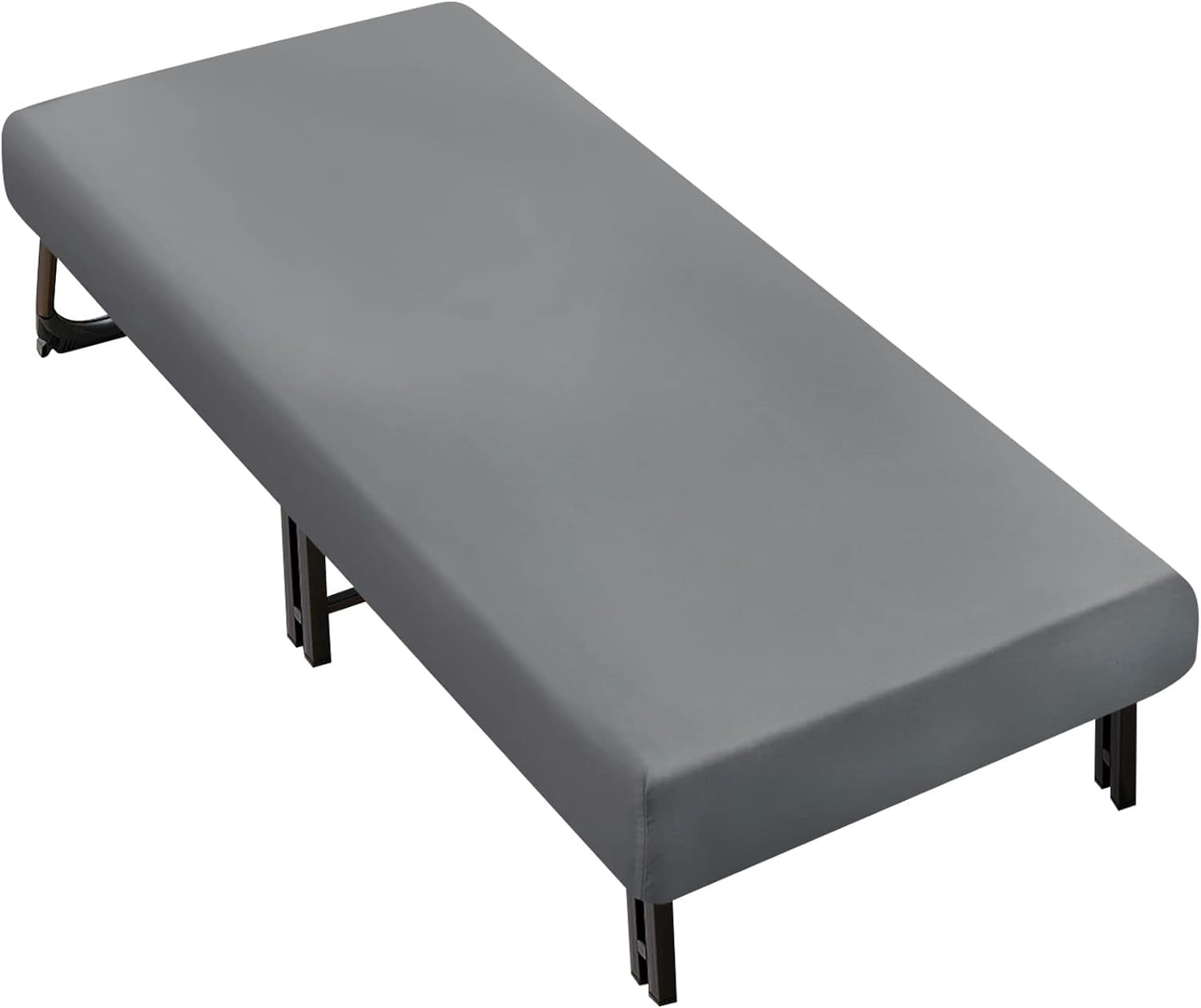 Cot Sheets, Ultra Soft and Breathable, Snug Fit for Narrow Twin Mattress/Camp Bunk Beds/RVs Bunk/Guest Beds/Army Cots/Trifold Mattress ,Grey, 31" x 75"-Moonsea Bedding