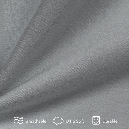 Cot Sheets, Ultra Soft and Breathable, Snug Fit for Narrow Twin Mattress/Camp Bunk Beds/RVs Bunk/Guest Beds/Army Cots/Trifold Mattress ,Grey,  31" x 75"