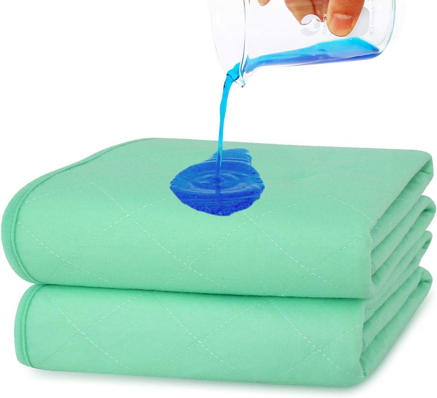 Waterproof Bed Pads- Absorbent Chuck Pads Non Slip for Incontinence, Washable Pee Pads for Dogs,34"x36" ,2 Pack