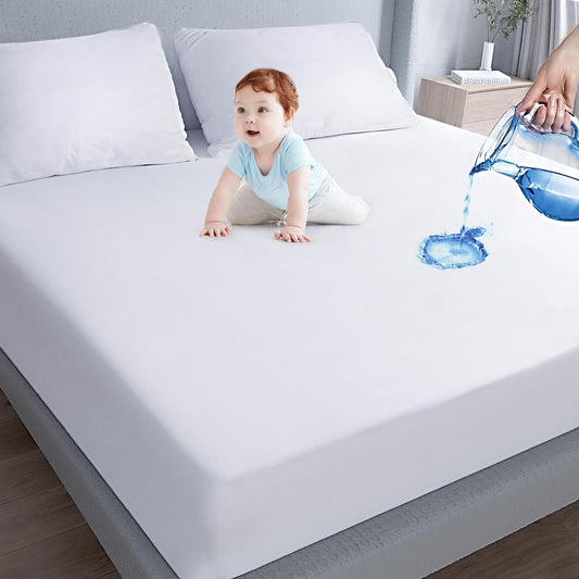Mattress Cover/Protector- ,Breathable Diamond Quilted, Durable, Noisless, Polyester-Moonsea Bedding
