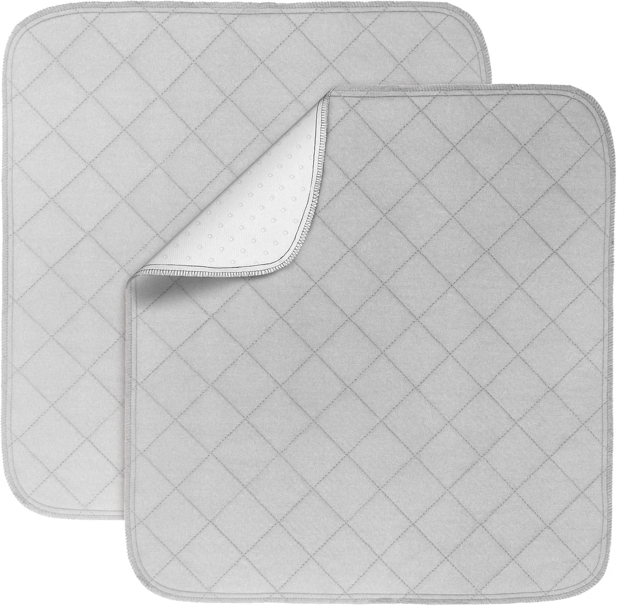 Waterproof Chair Pads for Incontinence, Washable Reusable Seat Protectors with Non-Slip Back, 2 Pack