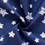 Bassinet Sheet, 33''x 17'', Microfiber, Navy Star