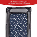 Pack and Play Sheets, Compatible with Graco Pack n Play, Microfiber, 4Pack