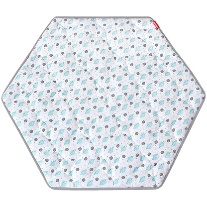 Baby Play Mat | Hexagon Playpen Mat - Padded and Non Slip Activity Mat for Infant & Toddler, Planet