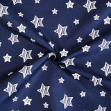Crib Sheets - Fit For Standard Crib, Microfiber, Navy Star
