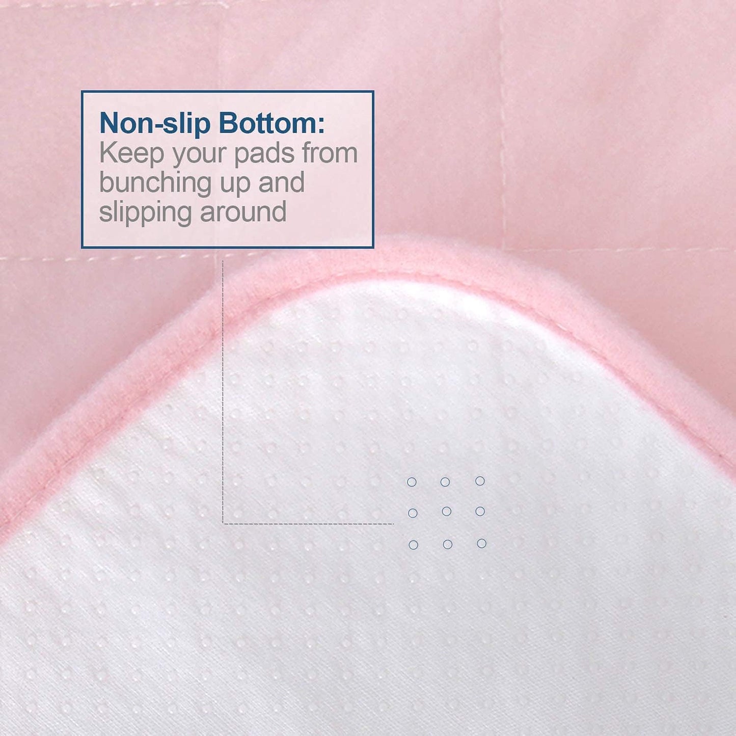 Waterproof Bed Pads- Absorbent Chuck Pads Non Slip for Incontinence, Washable Pee Pads for Dogs, 34"x52"