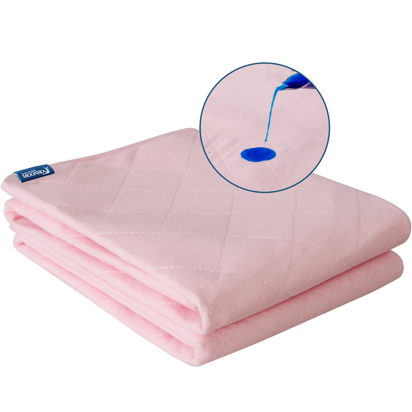 3 NEW BED PADS REUSABLE UNDERPADS USA MADE 34x36 PINK INCONTINENCE WASHABLE