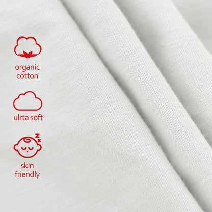 Changing Pad Cover- 2 Pack White, Ultra Soft Jersey Knit Cotton