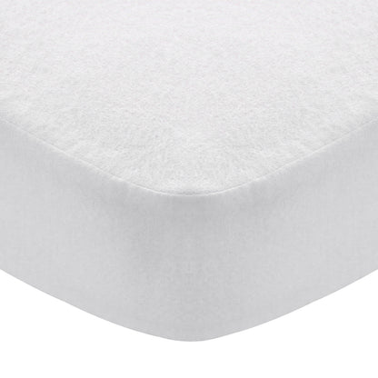 Crib Sheet-100% Cotton Flannel, Heavenly Soft, White
