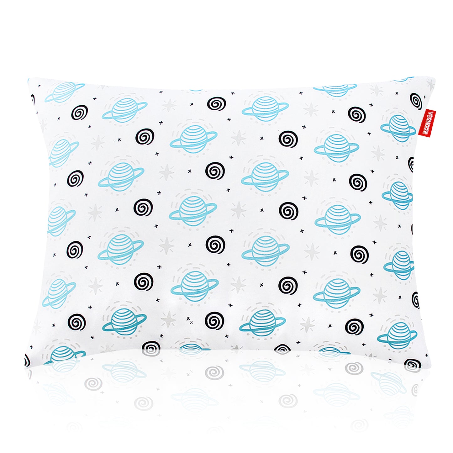 Toddler Pillow- Satellite Print, Hypoallergenic, Soft