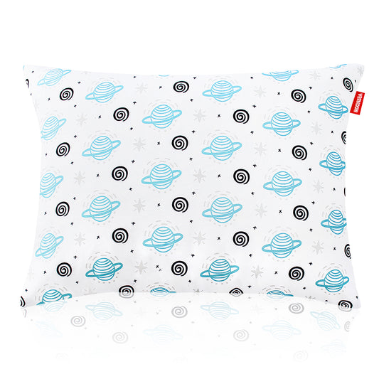 Toddler Pillow- Satellite Print, Hypoallergenic, Soft