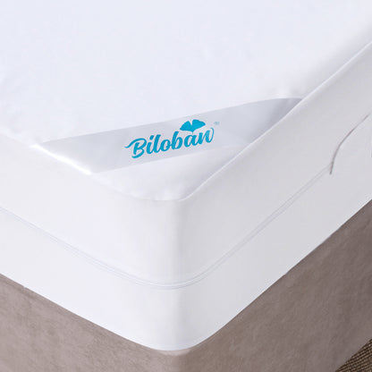 Zippered Box Spring Encasement- Dustproof, Waterproof 6 Sides, Fits 4-5 Inches Depth