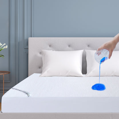 Waterproof Mattress Protector- Cotton, Hypoallergenic, Fitted up to 14 inches Depth