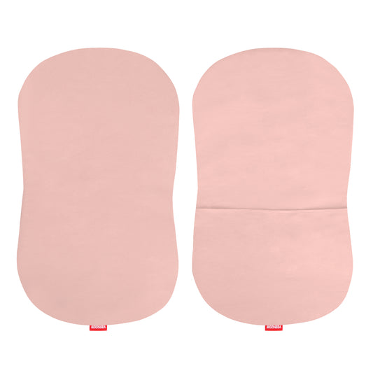 Bassinet Sheet- 100% Cotton Flannel, Soft, Breathable, 30" x 18", Pink