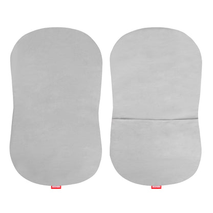 Bassinet Sheet- 100% Cotton Flannel, Soft, Breathable, 30" x 18", Grey
