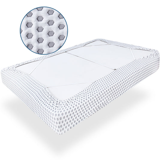 Box Spring Cover-Thick, Durable, 4 Sides, Easy on/Easy Off, Wrinkle Resistant